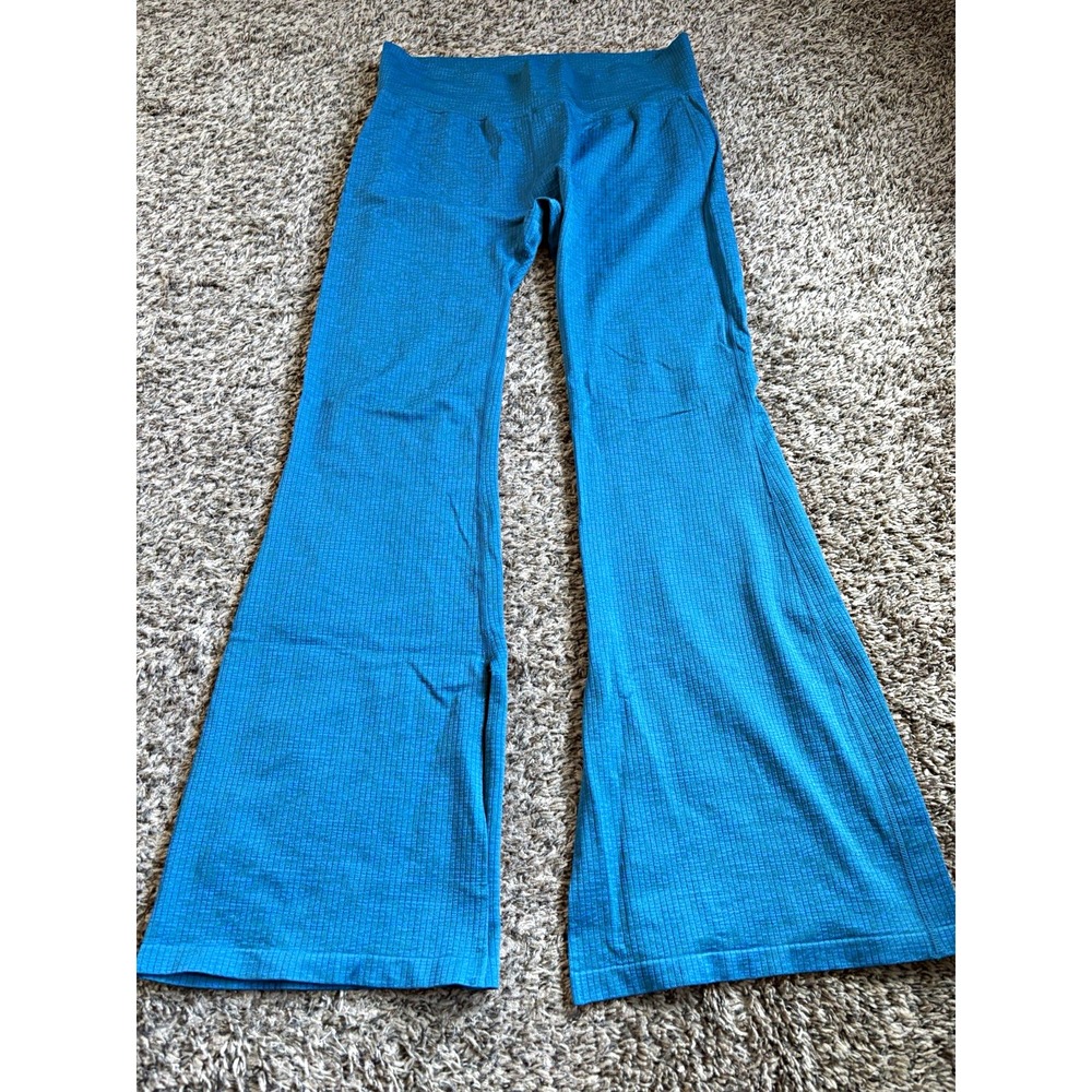 JoyLab Women's Blue Pull-On Flared Yoga Pants Stretch Elastic Waist 2XL
